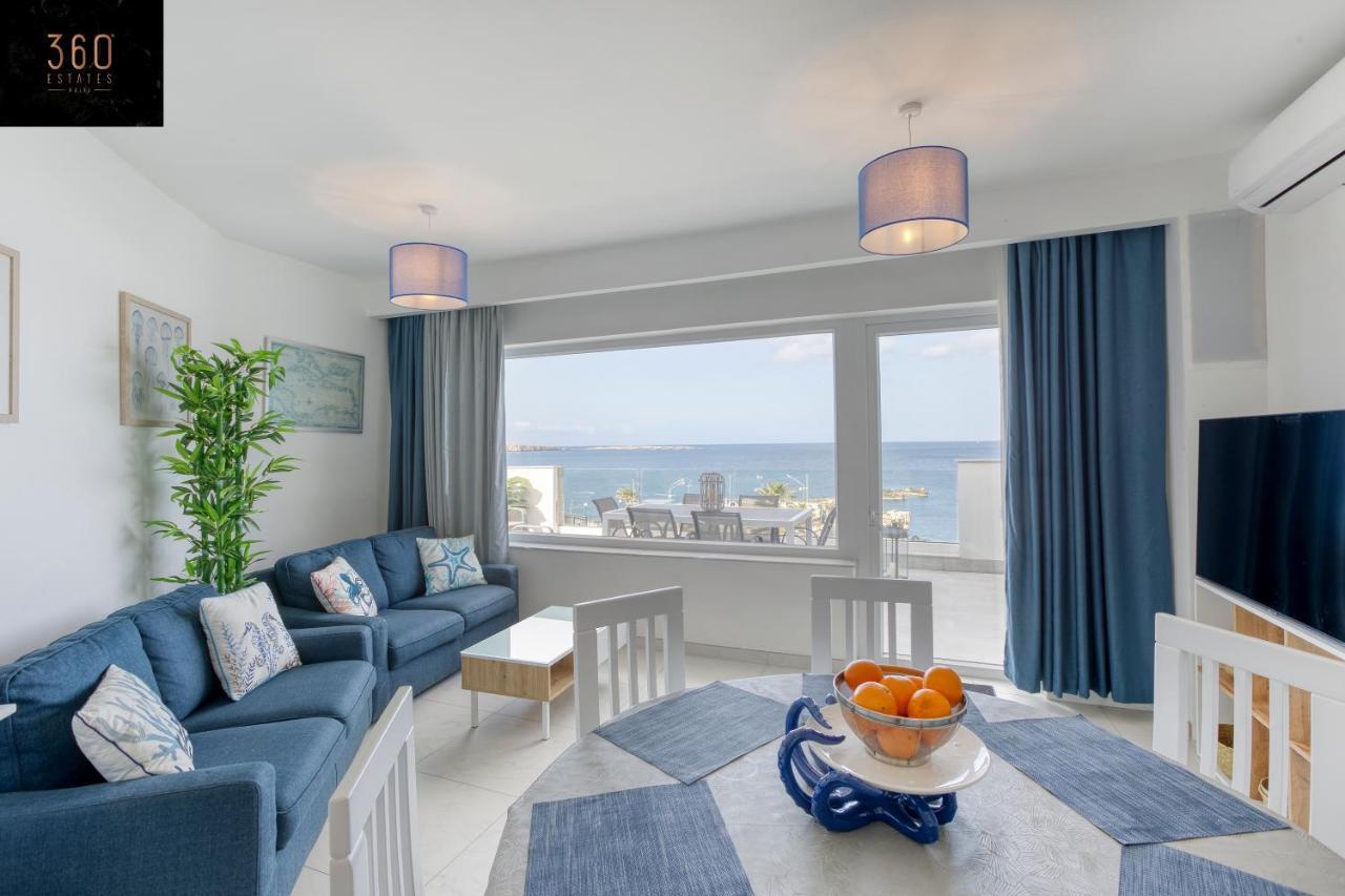 Seafront With Beautiful Views & Outdoor By 360 Estates St. Paul's Bay